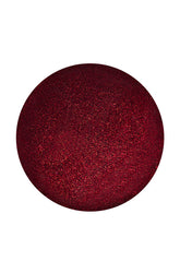 A circle shape with burgundy matte color sample color swatch of China Glaze nail color